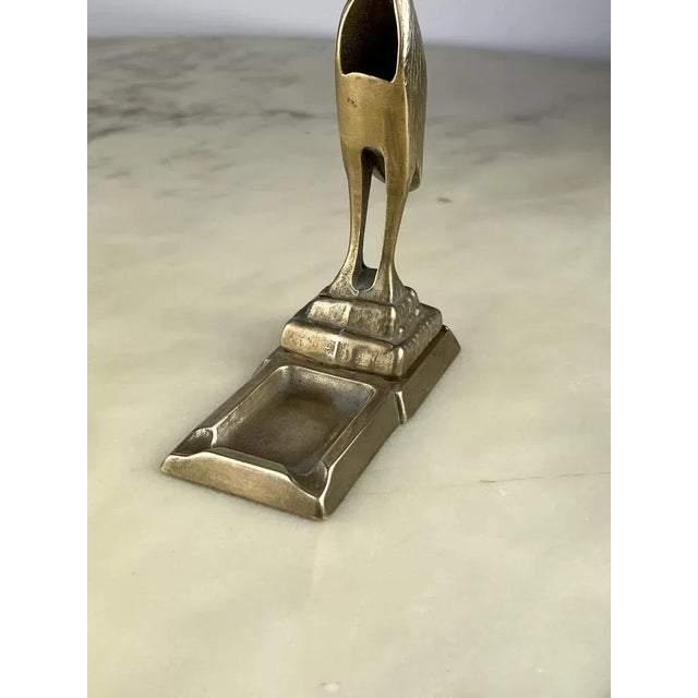 Brass ashtray/pot holder, Flamingo,Italy, 1960s. Family item, given to my great-grandfather as a gift. Small signs of time...