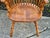 American Vtg. Ethan Allen Pair of Solid Maple Early American Style Windsor Chairs For Sale - Image 3 of 13