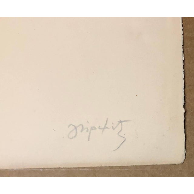 lithograph printed in brown ink on deckle edged Arches paper. Signed and numbered in pencil. Jacques Lipchitz (1891-1973)...