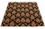 Textile Contemporary Hand-Knotted Wool Ikat Area Rug With Venetian Shell Motifs in Rust For Sale - Image 7 of 12