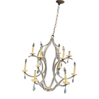 Twelve Light Niermann Weeks Florian Chandelier For Sale