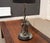 1940s Table Lamp with Crane Bird Scene in Brass on Black Marble Base from Agudo, 1940s For Sale - Image 5 of 9