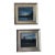 Pair Original Jeremy Miranda Oil Paintings in Silver Wood Plein Air Frames For Sale
