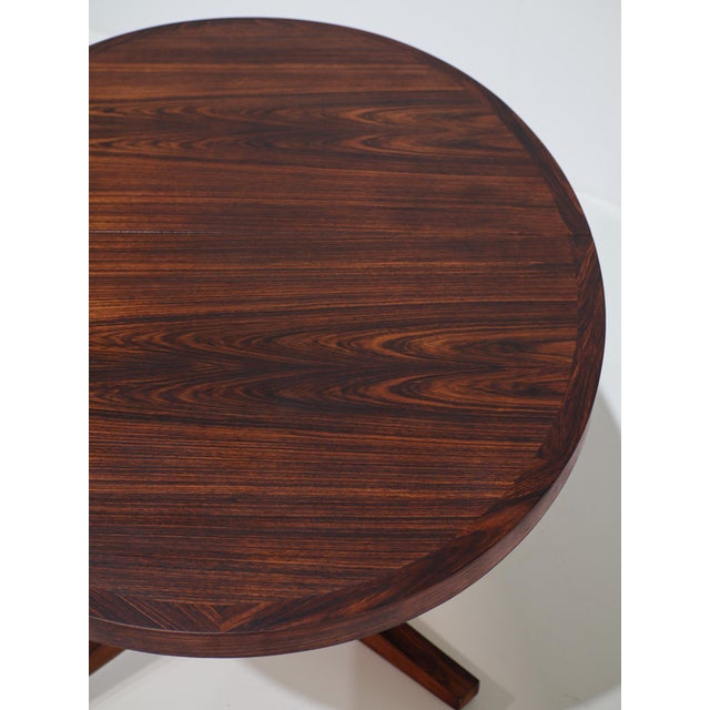 Oval Extendable Dining Table in Kingwood from Dyrlund, Denmark, 1960s For Sale - Image 13 of 17