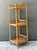 Vintage Rattan Three-Tier Shelf For Sale - Image 9 of 12