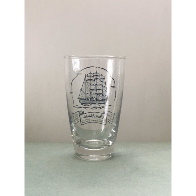Mid 20th Century Vintage Clipper Ships Glass Tumblers- Set of 4 For Sale - Image 5 of 13