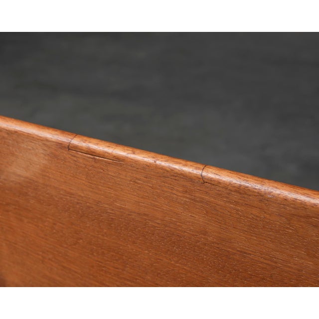 Bench in Teak with Steel Frame, 1950s For Sale - Image 11 of 12