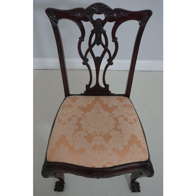 Age: C.1890-1910 Details: Tight & Sturdy Ball & Claw Feet Fine Carved Details High Quality Construction 18 C. Design...