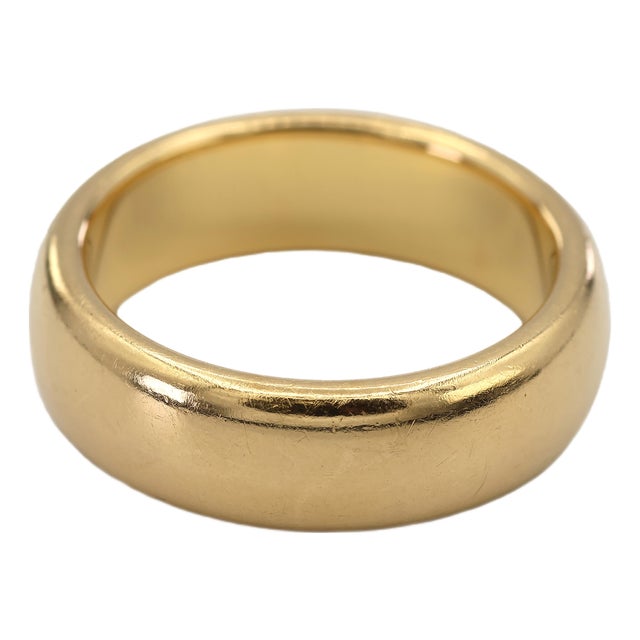 Tiffany & Co. 18k(750) Vintage Yellow Gold Band Ring, Size 6 For Sale