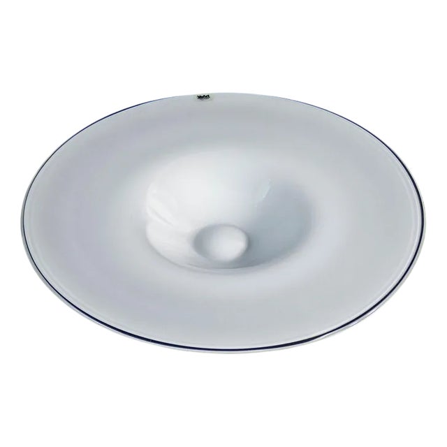 Decorative Blown Glass Plate from VeArt For Sale