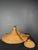 Lovely pencil reed or split reed rattan pendant, Italy, 1970s. This witch hat shaped hanging lamp is in great vintage...
