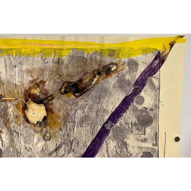 Marty Greenbaum, Pop Art Brut Collage Mixed Media Print, Painting, Burning, Tape, Marty Greenbaum For Sale - Image 10 of 15