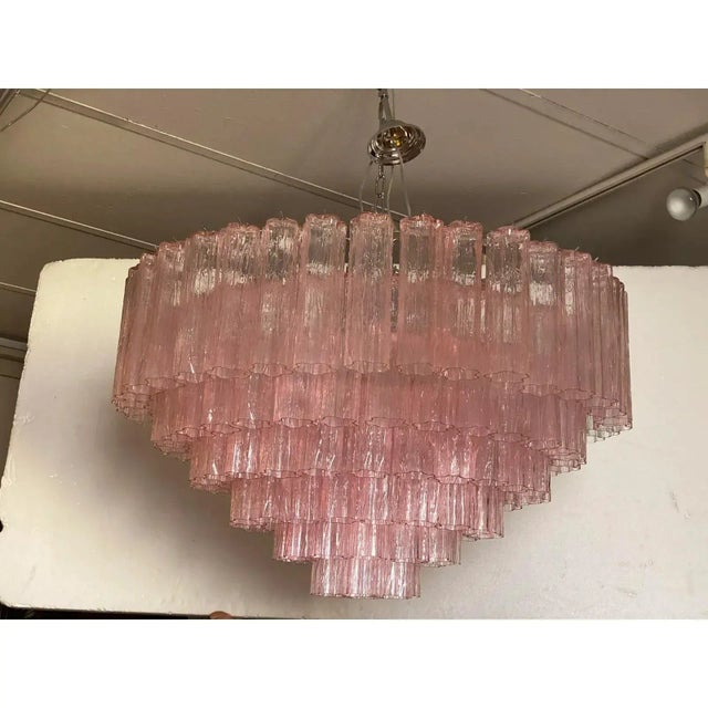 Pink Tronchi Murano Glass Chandelier by Simoeng For Sale - Image 12 of 13