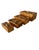 Vintage Bamboo Parquet Boxes With Bamboo Root Pulls, Graduated - Set of 4 For Sale In Los Angeles - Image 6 of 13