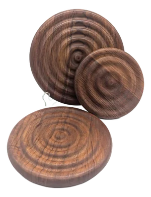 1970s Dansk Teak Wood Bar Trays or Trivets, Set of 3
