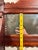 Wood Antique 19th Century Victorian Eastlake Walnut Wall Mirror 3 Towel Bars For Sale - Image 7 of 8