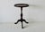 Brown 1990s Vintage Bombay Co Victorian Style Embross Leather Top Tripod Pedestal End Side Table For Sale - Image 8 of 11
