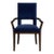 Milan Velvet Dining Arm Chairs For Sale