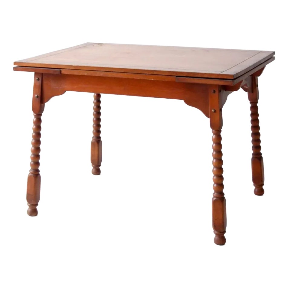 Vintage 1940s Kitchen Table With Slide Out Extensions | Chairish