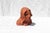 1970s Small Terracotta head - artist head - handmade head - handformed clay - orange head - head sculpture - art head - handformed - clay head For Sale - Image 9 of 12