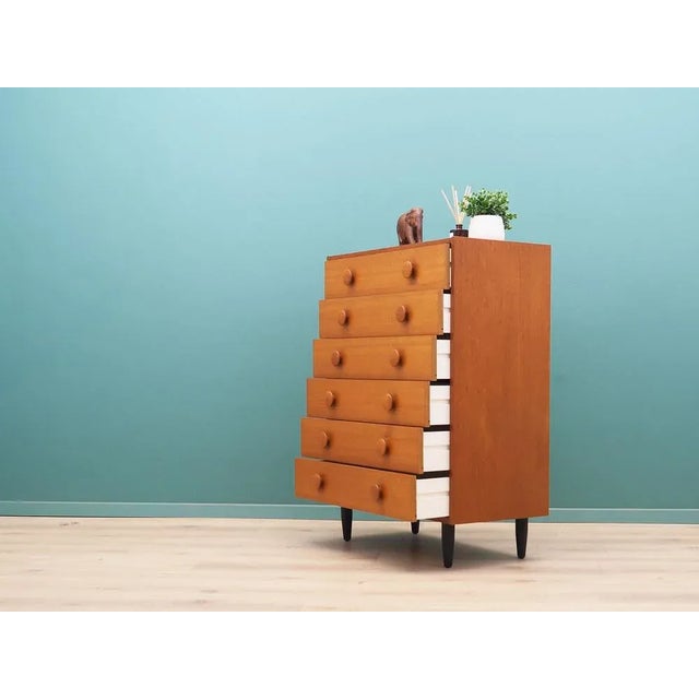 Vintage Danish Teak Chest of Drawers, 1960s For Sale - Image 4 of 15