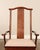 Brown Bernhardt Chinese Style Set of Four Yoke Back Dining Chairs For Sale - Image 8 of 18
