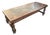Spanish Colonial Revival Coffee Table with Embossed Leather Top, 1980s For Sale