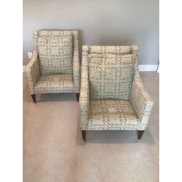Pair of George Smith Club Chairs. Like New Condition! For Sale - Image 11 of 11