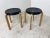 Set of Vintage Scandinavian Style Stools from Kembo, 1970s For Sale - Image 6 of 9