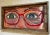 "The Red Glasses", Original Oil Painting, Framed Women with red glasses oil painting, framed.27"x15"x2" Nancy Van Ness –...