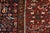 Vintage Karajeh Rug 4'10'' X 6'2'' Red Wool Tribal Hand-Knotted Oriental Carpet For Sale - Image 9 of 15