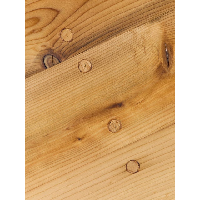 The Vintage Rustic Pine Desk, 1950s For Sale - Image 11 of 12