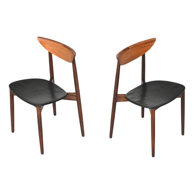 Dining Chairs in Rosewood by Harry Østergaard for Randers Møbelfabrik, 1960, Set of 2 For Sale