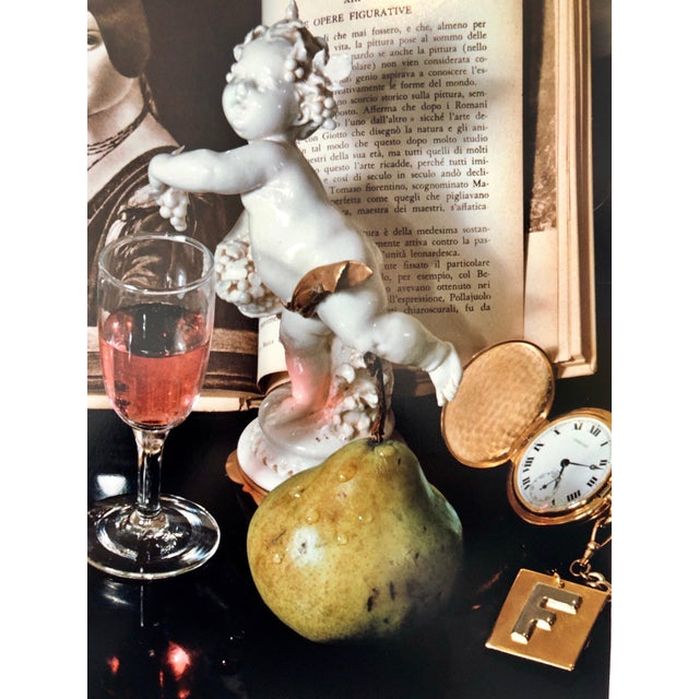 Printmaking Materials Audrey Flack, Pop Art Vintage Photograph Dye Transfer Print "Leonardo's Lady" Audrey Flack, 1983-1984 For Sale - Image 7 of 11