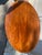 Brown Late 19th Century English Regency Style Mahogany Oval Pedestal Dining Table With Banded Top For Sale - Image 8 of 11