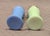 Mid-Century Modern Vintage 1940s Hazel-Atlas "Moderntone" Platonite Pastel Salt and Pepper Shakers - Pair For Sale - Image 3 of 5