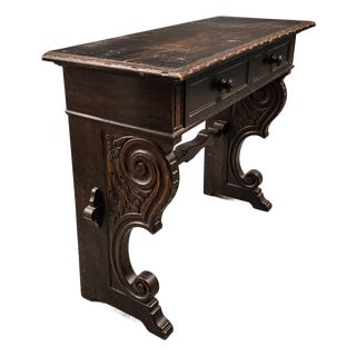 18th Century Baroque Writing Table For Sale