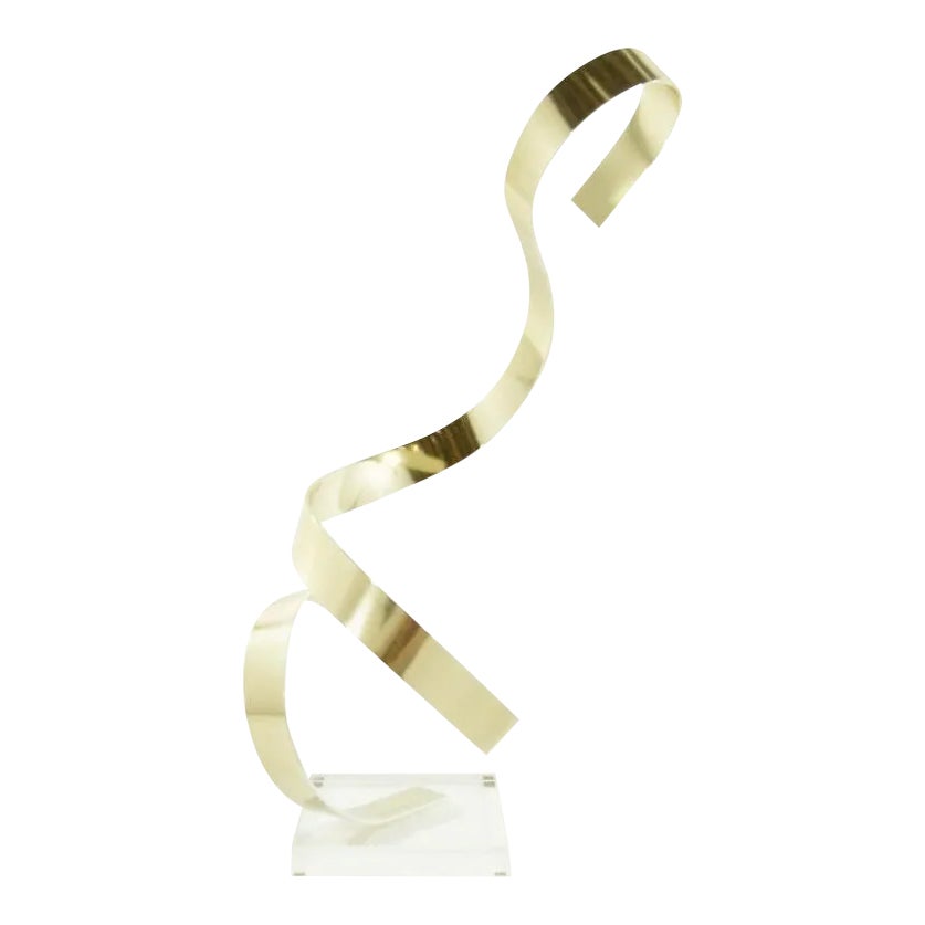 Late 20th Century Dan Murphy 'Ribbon' Sculpture, 1980 | Chairish