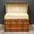 Wood Late 19th A. E Meek Leather and Wood Cabin Trunk c.1880-1899 For Sale - Image 7 of 13