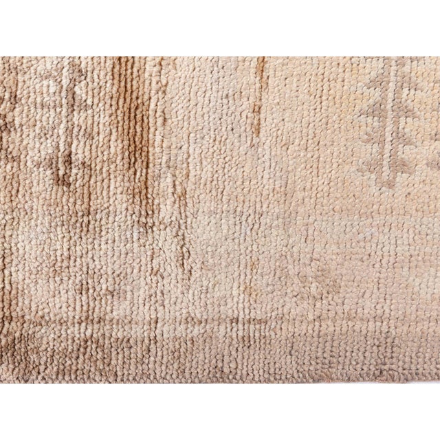 Antique Turkish Oushak Rug For Sale - Image 12 of 12