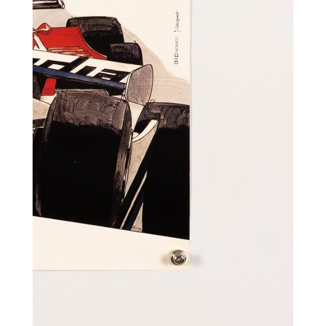 Grand Prix De Monaco 39e 1981 Limited Edition Motorsport Poster by J. Grognet For Sale - Image 8 of 10