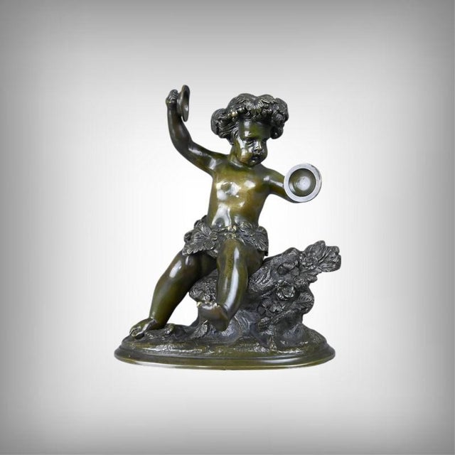 After Clodion, Bacchus with Cymbals, Late 19th Century, Bronze For Sale - Image 18 of 18