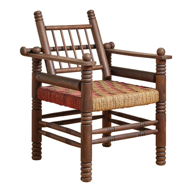 Vintage Charles Dudouyt Attributed Chair For Sale