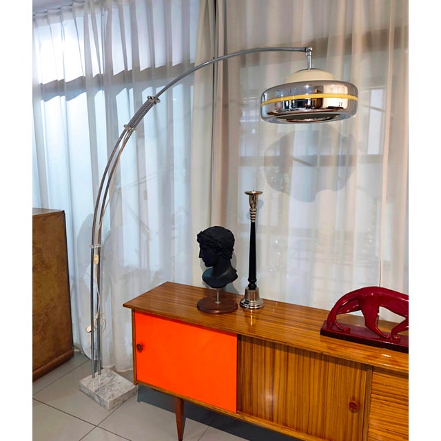 Italian Floor Lamp, 1960, in Good conditions. Designed 1960 to 1969 European Plug (up to 250V).The wiring of this item may...