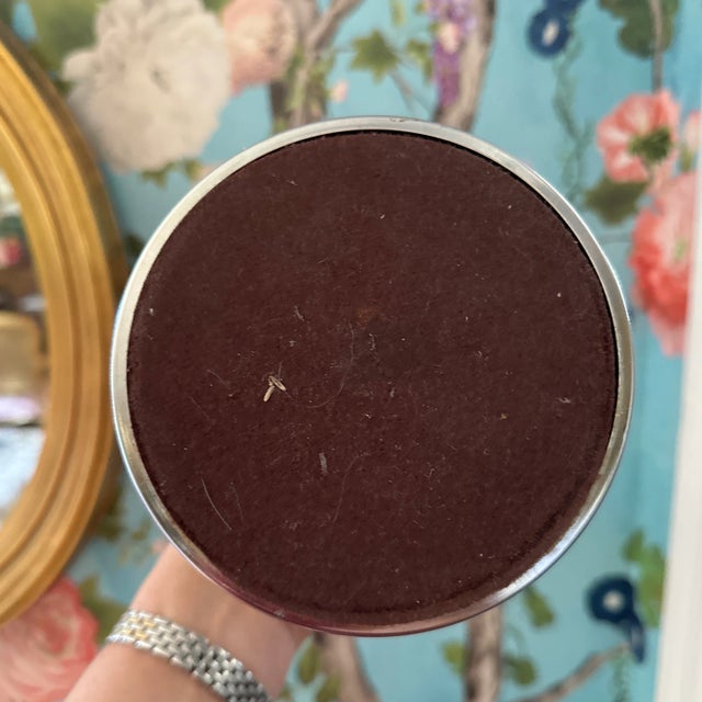 Midcentury Modern Lucite Silver Candlestick Set of 3 For Sale In Pittsburgh - Image 6 of 11