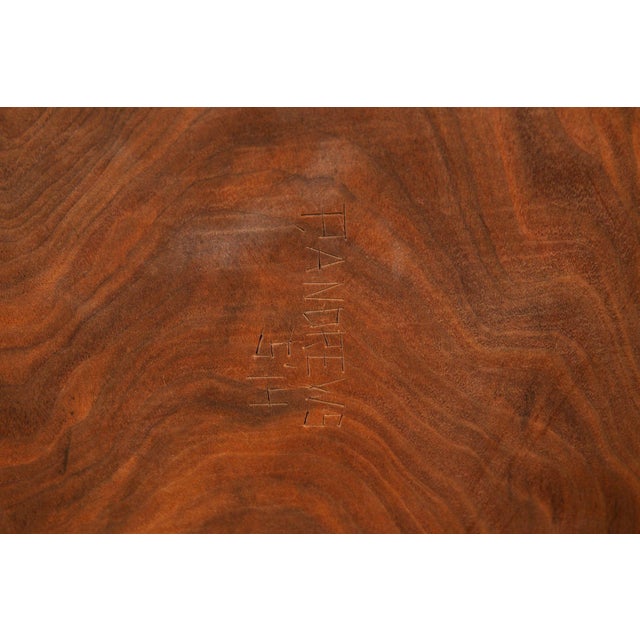 American Craft Live-Edge Walnut Coffee Table by Philip Andrews For Sale - Image 14 of 18