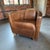 Cigar Brown Leather Aviator Club Armchair For Sale - Image 4 of 18