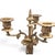 Neoclassical Pair of Vintage 1980s Decorative Crafts Neoclassical Brass & Black Marble Candelabras For Sale - Image 3 of 5