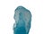 6.5" Light Blue Frosted Crystal Glass Bodhisattva Guanyin Figure For Sale - Image 10 of 11