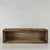 Burgundy Primitive Folk Art Hand Constructed & Painted Wooden Trough/Box With Initials on It For Sale - Image 8 of 11